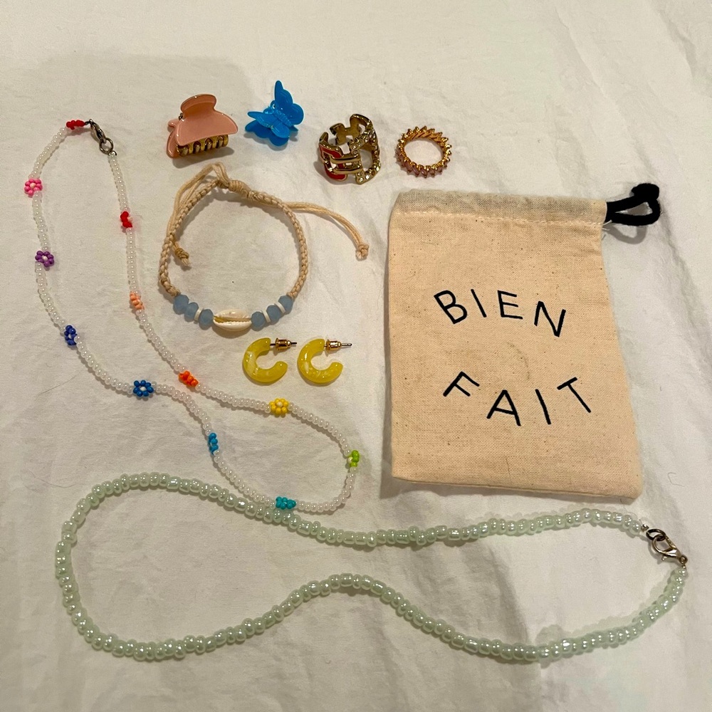 colorful jewelry set